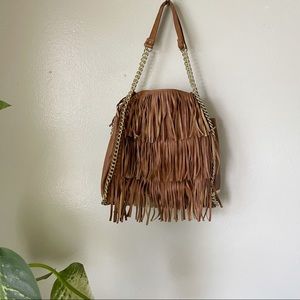 steve madden brown handbolsa